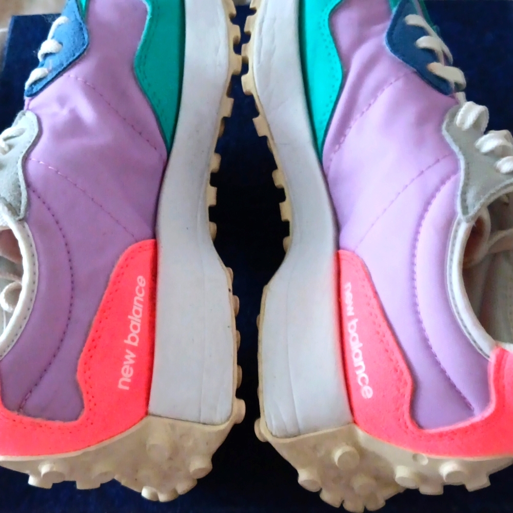 New Balance  Sneakers - Pink, Green, and Blue - Picture 4 of 7